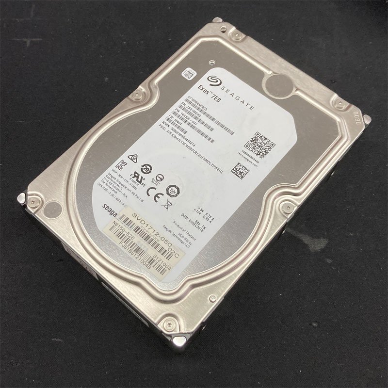 状態正常 3.5インチ 500GB 1個 7200rpm SATA接続 ★ Seagate ST1000NM0055 電源投入回数 63回 使用時間 44236時間 #6-076_画像1