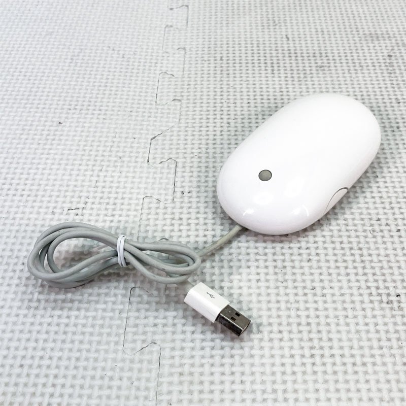 5個セット 有線マウス 動作確認済 ★ Apple Mighty Mouse A1152 USB接続 クリック良好 #2590-Kの画像2