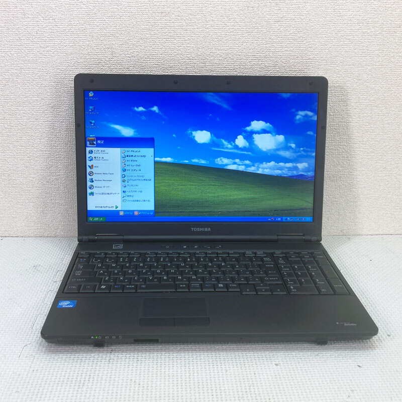 希少 Windows XP Pro SP3 第1世代CPU搭載 15.6型HD ★ 東芝 Satellite B450/C Celeron 925(2.3G/1コア) メモリ4GB HDD500GB DVD-RW_画像3