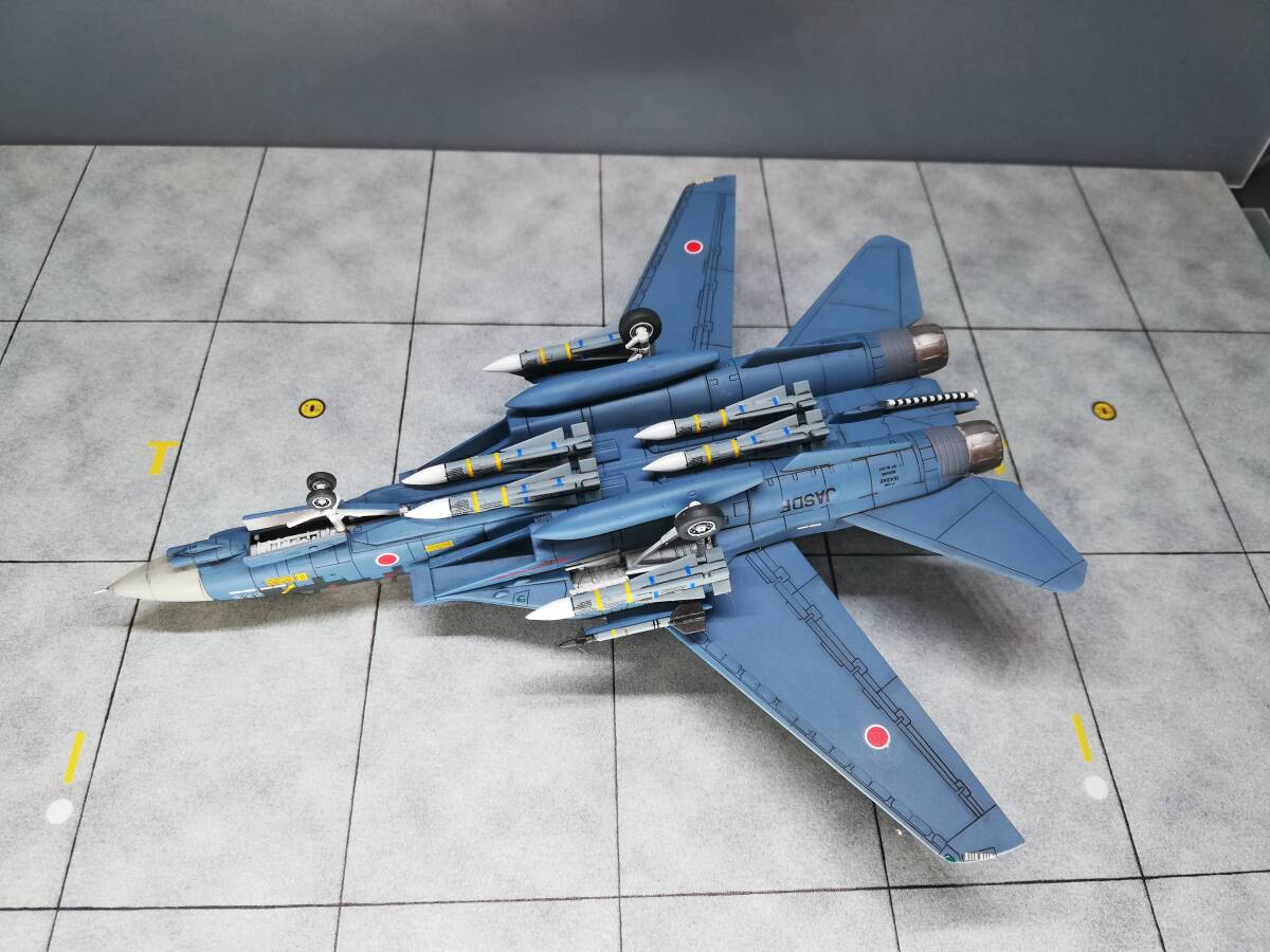 403 1/144 F-14DJ トムキャット 侍猫 デジタル洋上迷彩 #536 仮想航空自衛隊 第3飛行隊 兜武者 茨城県 百里基地の画像7