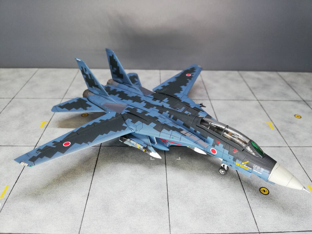 403 1/144 F-14DJ トムキャット 侍猫 デジタル洋上迷彩 #536 仮想航空自衛隊 第3飛行隊 兜武者 茨城県 百里基地の画像2