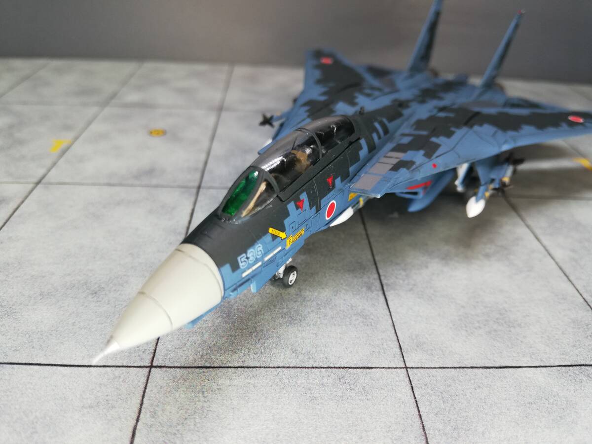 403 1/144 F-14DJ トムキャット 侍猫 デジタル洋上迷彩 #536 仮想航空自衛隊 第3飛行隊 兜武者 茨城県 百里基地の画像5