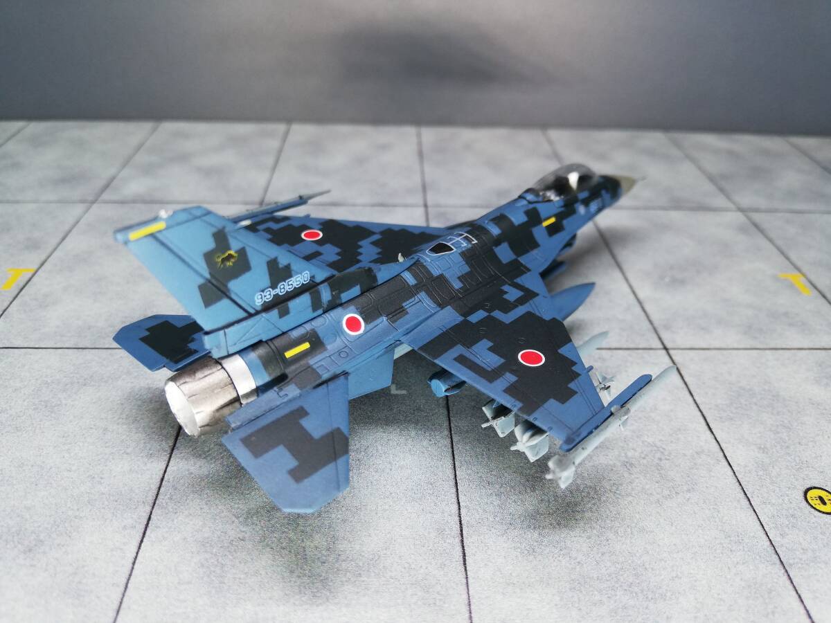 408 1/144 F-16J(F-2A) デジタル洋上迷彩 #550 仮想航空自衛隊 第8飛行隊 ブラック・パンサーズ 福岡県 築城基地 戦闘機の画像3