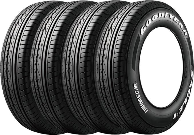 ◎2024年製 在庫有 個人宅同一送料 EAGLE ♯1 NASCAR ナスカー 215/65R16C 109/107R ホワイトレター 4本セット送料込みで64,800円～_画像1