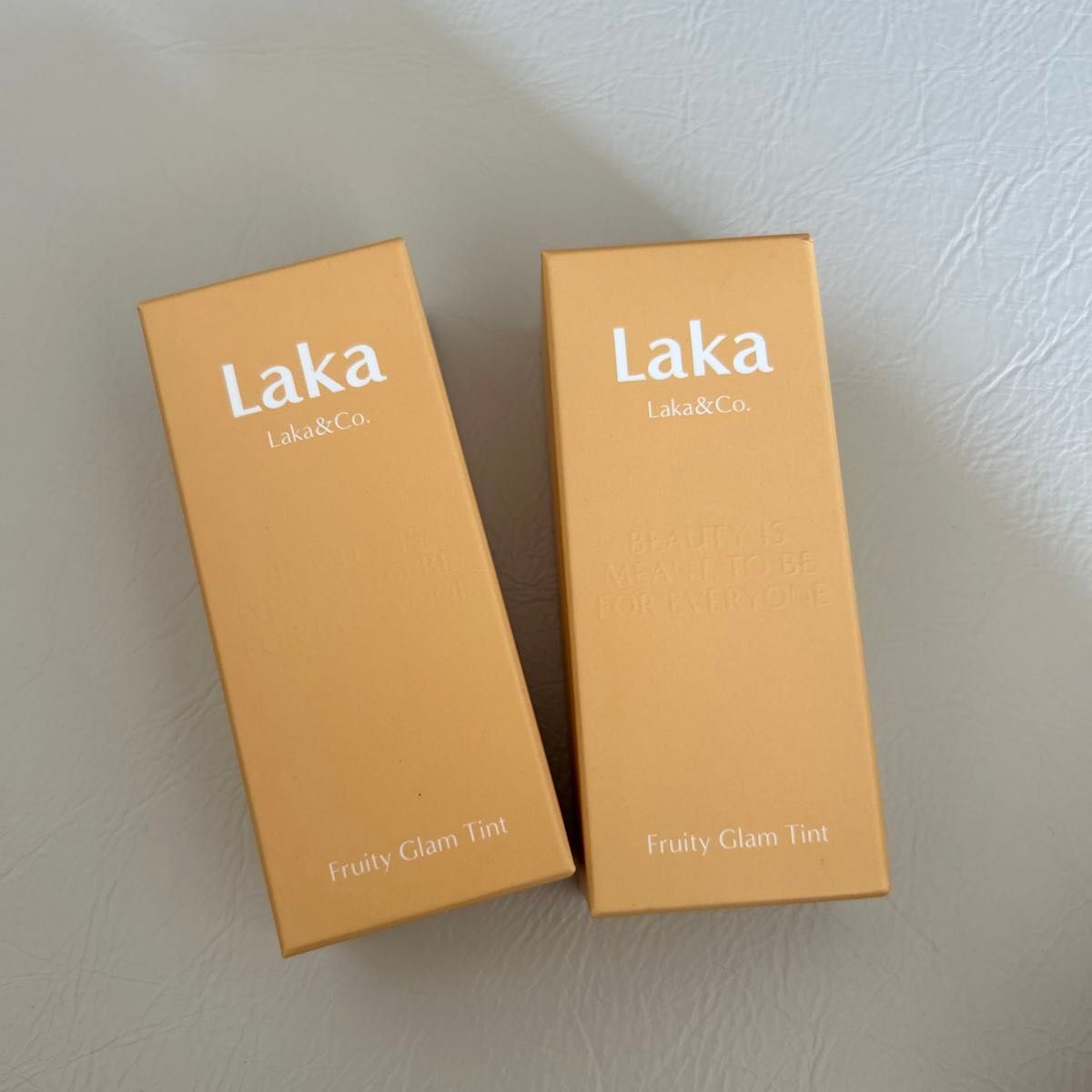 [新品未開封] 人気Laka フルーティーグラムティント102デューイ韓国コスメリップ光沢乾燥　フェイスパックおまけ