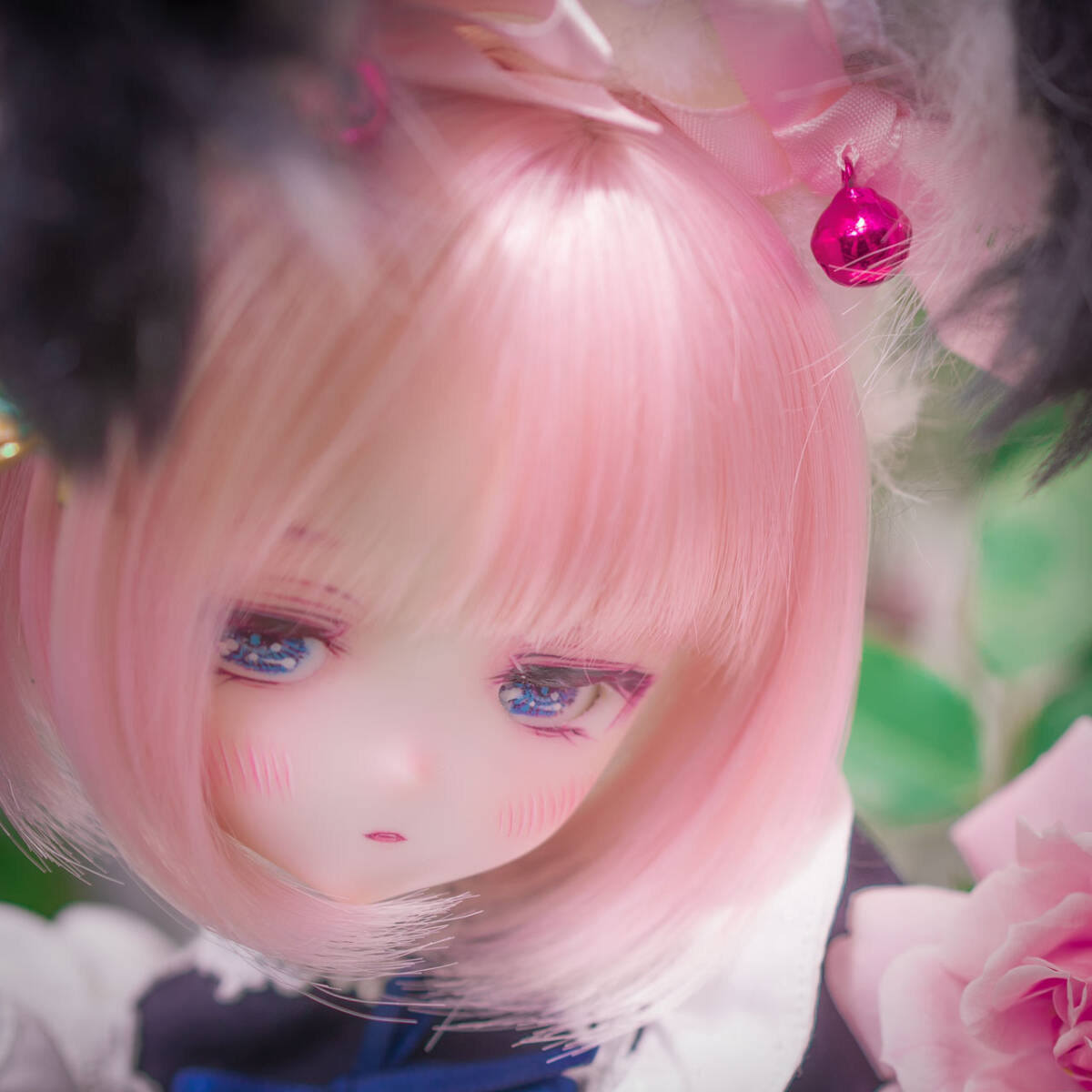 【あじゃりちゃん】DDH-27カスタムヘッド ソフビ盛り難あり（sw肌）＋手描きアイ1セットの画像1