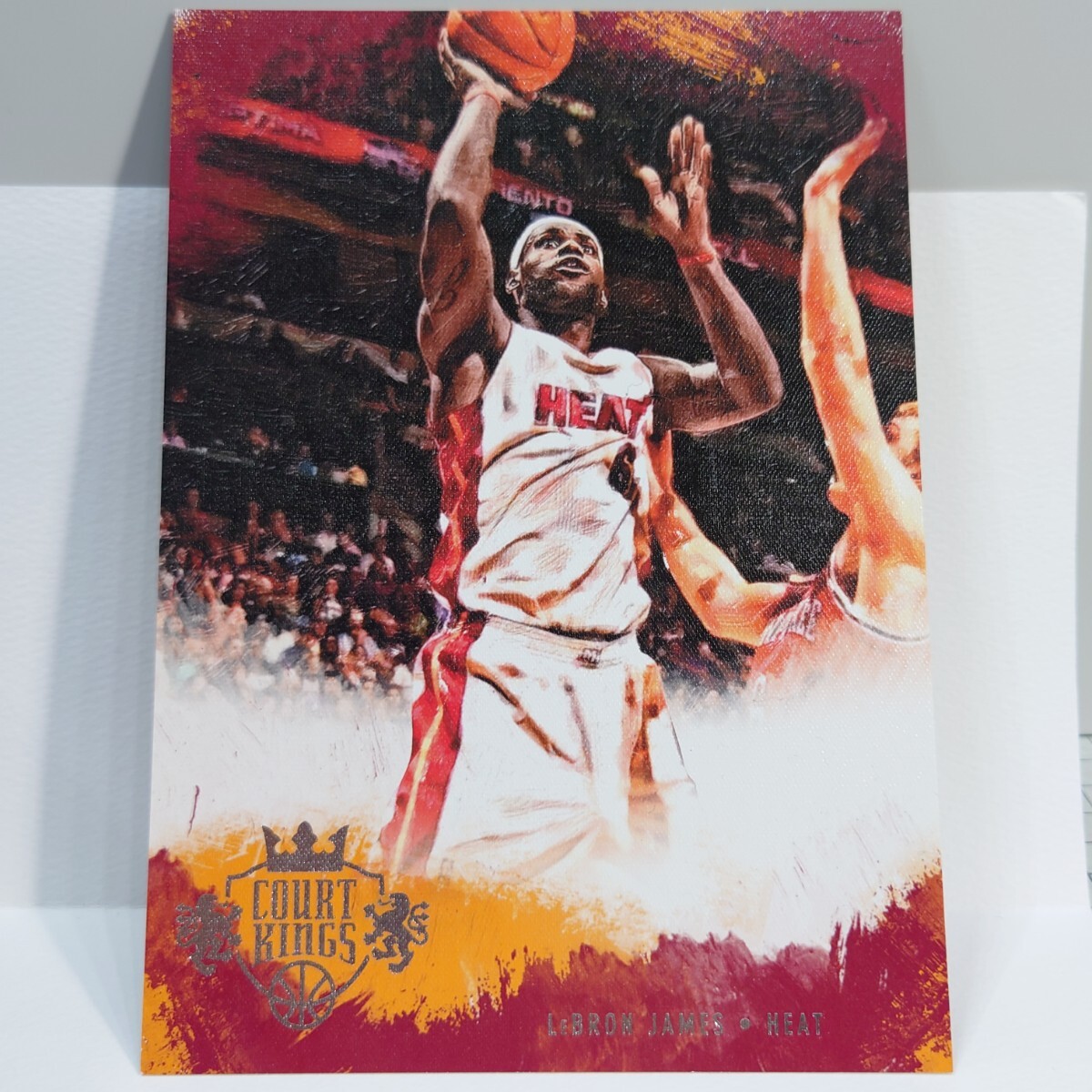 Panini 2013-14 COURT KINGS LeBron James 5x7 Box Toppers #48の画像2