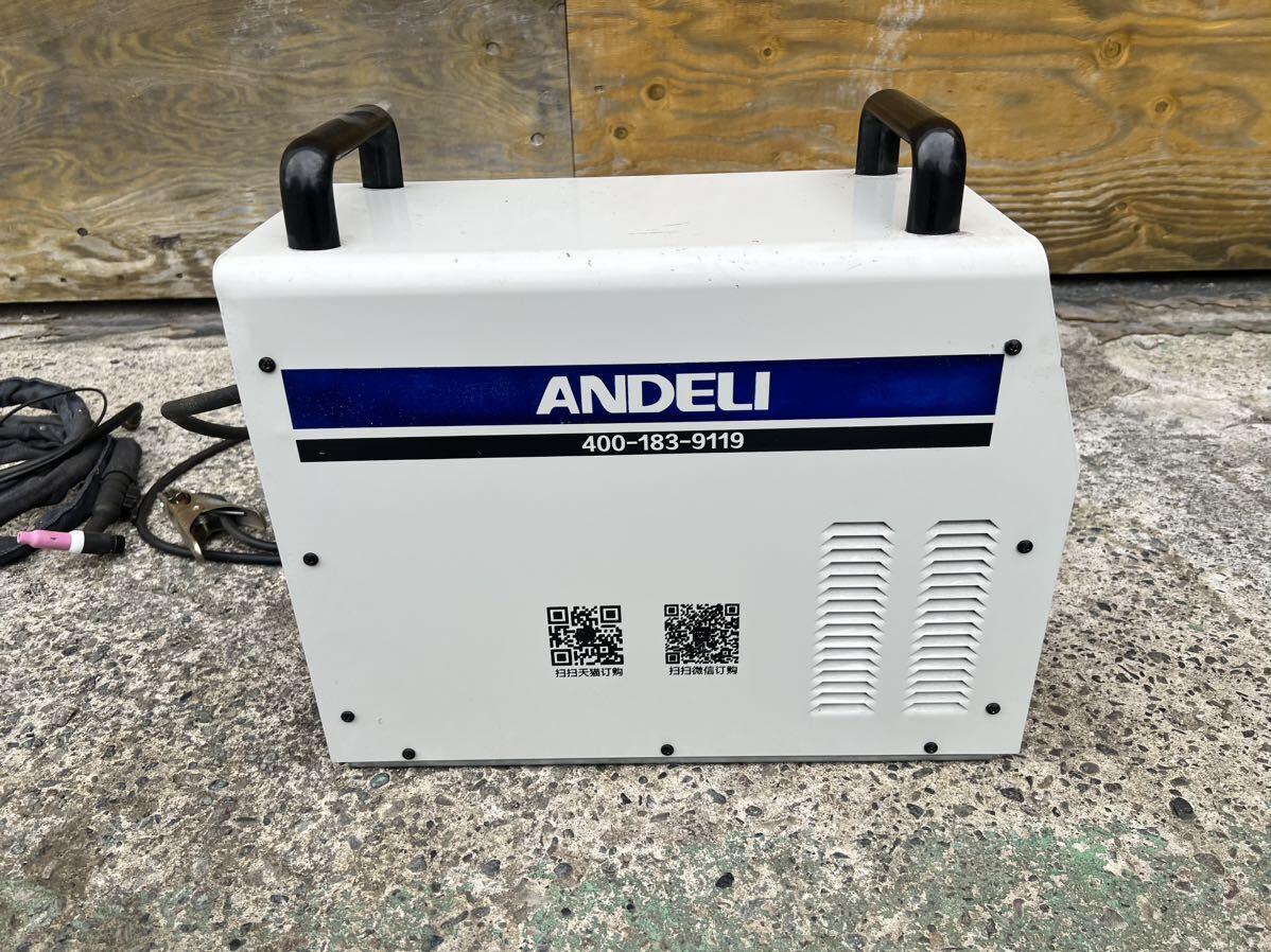 ANDELI TIG溶接機 TIG-250PAC 直流 交流 アルミ溶接　ダブルパルス　パルス波形、交流周波数変更可能_画像4