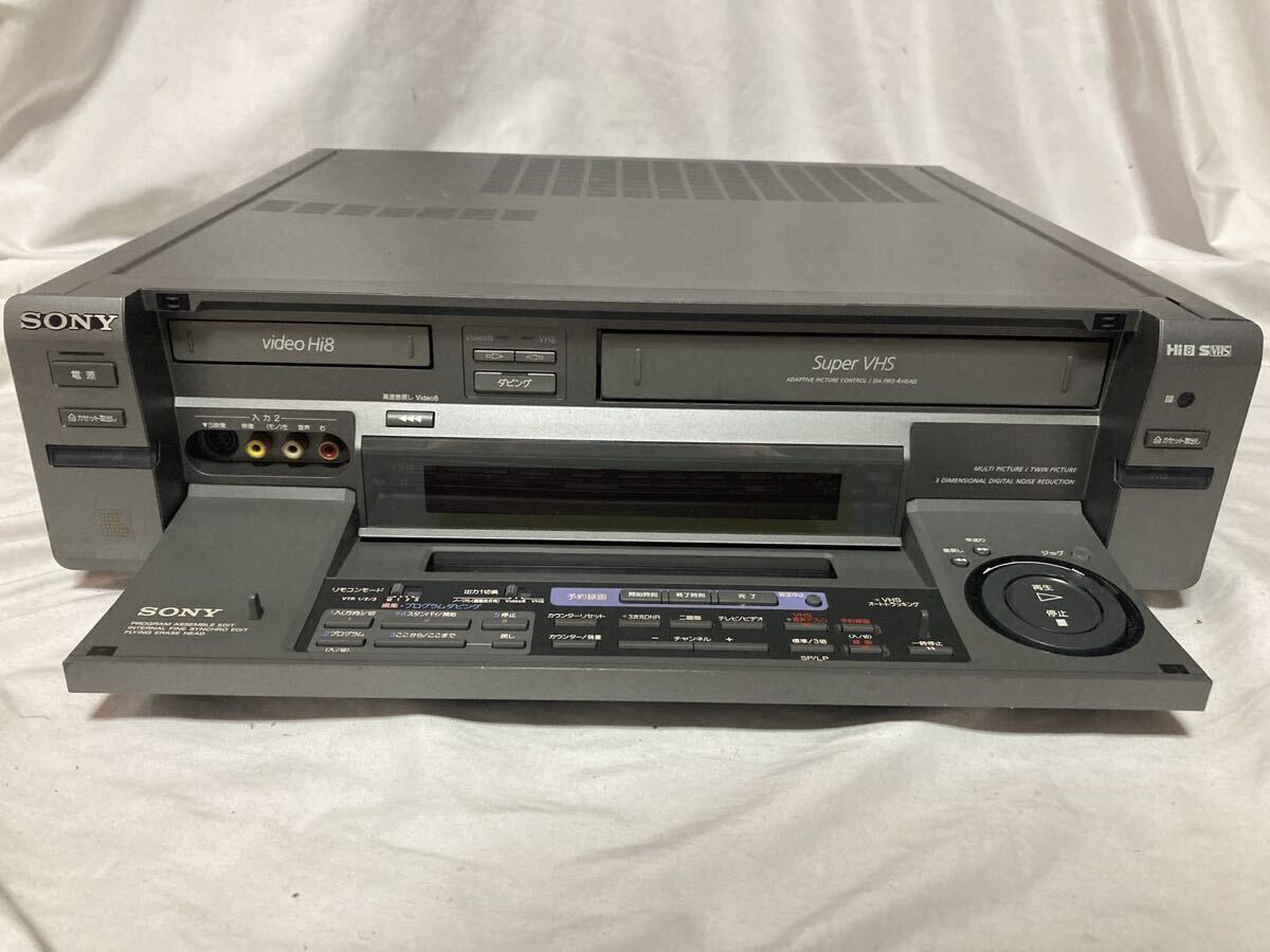 SONY WV-SW1 S-VHS HI8 ダブルデッキ ジャンクの画像2