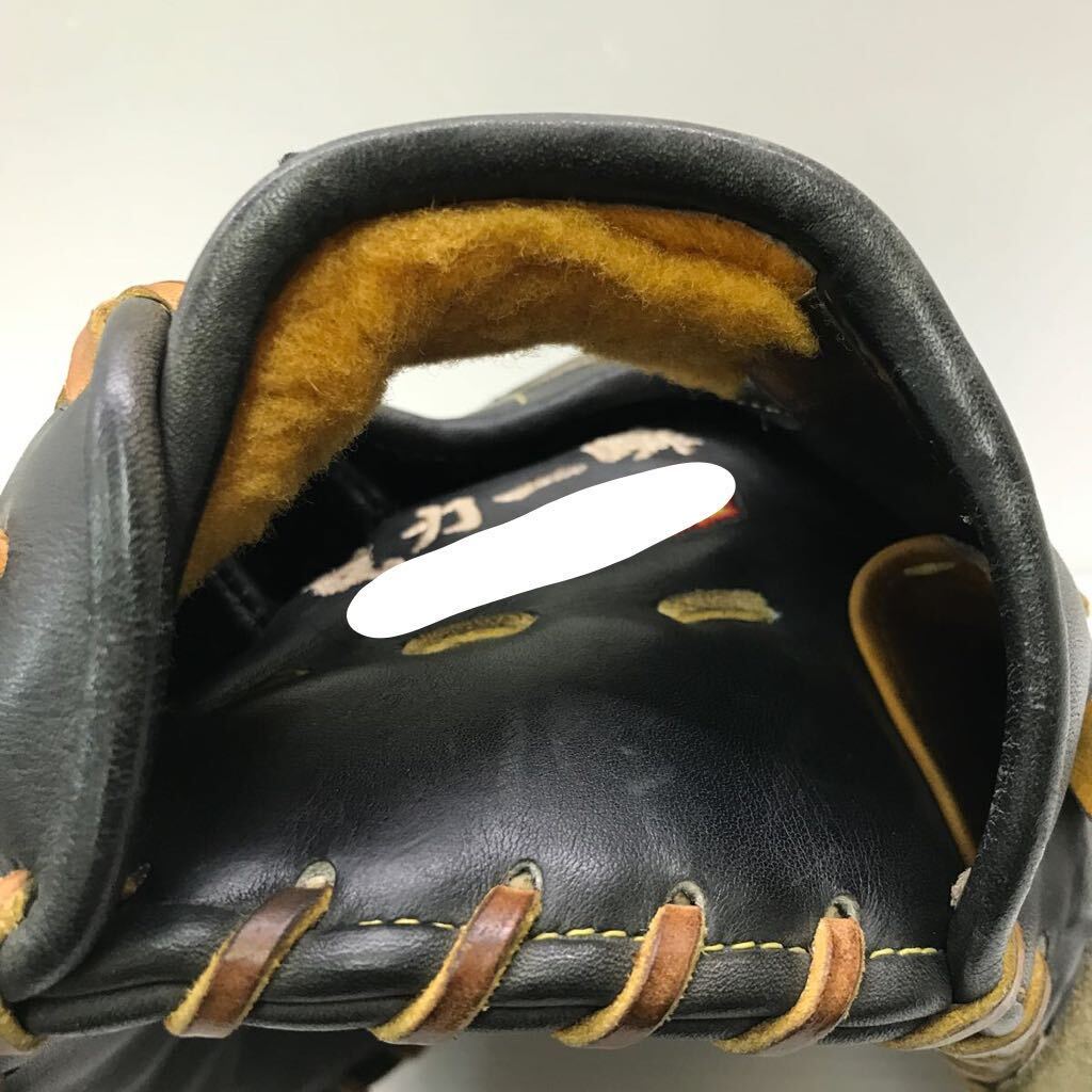 G-9803 ミズノmizuno ミズノプロ オーダー 硬式 ファーストミット 一塁手用 グローブ グラブ 野球 中古品 刺繍入り 臭い有りの画像7