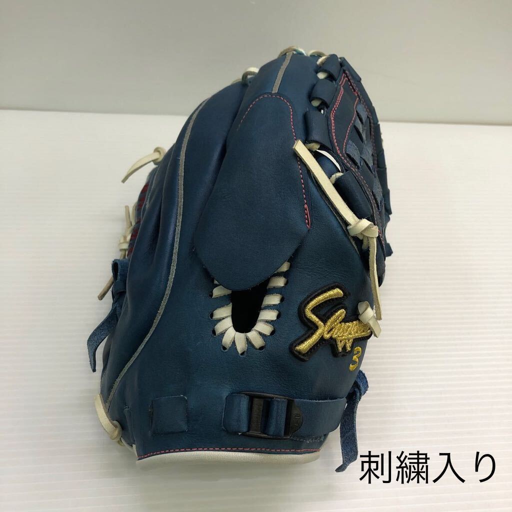 G-9858 久保田スラッガー KUBOTA SLUGGER オーダー 軟式 投手用 グローブ グラブ 野球 中古品 刺繍入りの画像1