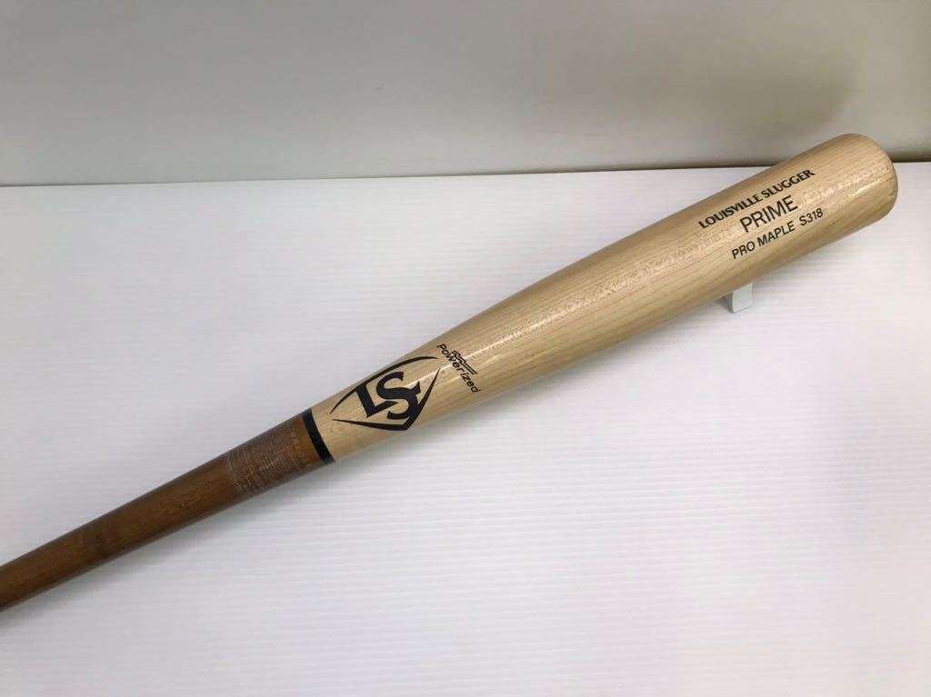 B-5601 ルイスビルスラッガー Louisville Slugger PRIME 軟式 84cm 木製 バット S318 野球 中古_画像1