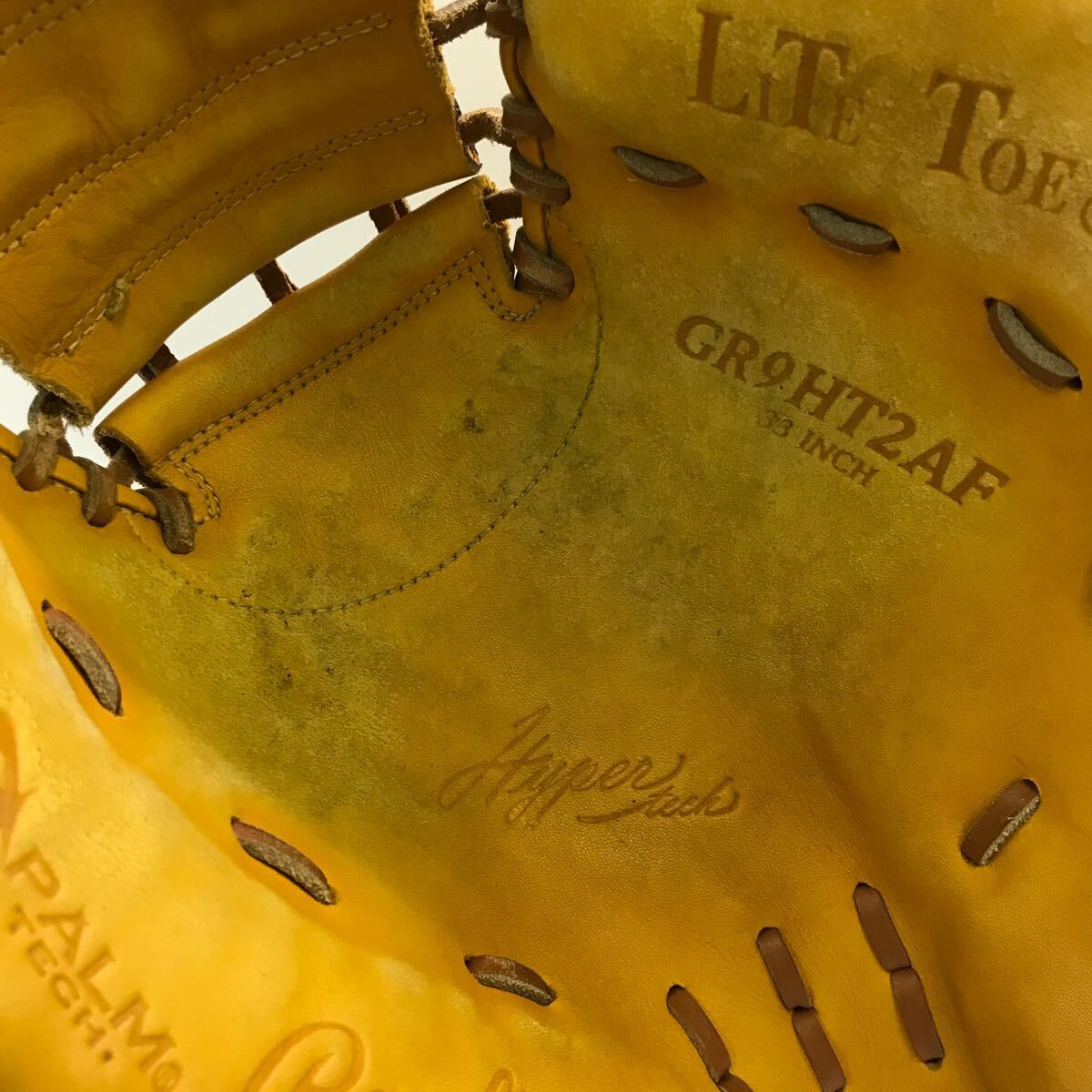 G-1053 ローリングス Rawlings ハイパーテック 軟式 捕手用 GR9HT2AF キャッチャーミット グローブ グラブ 野球 中古品 の画像4