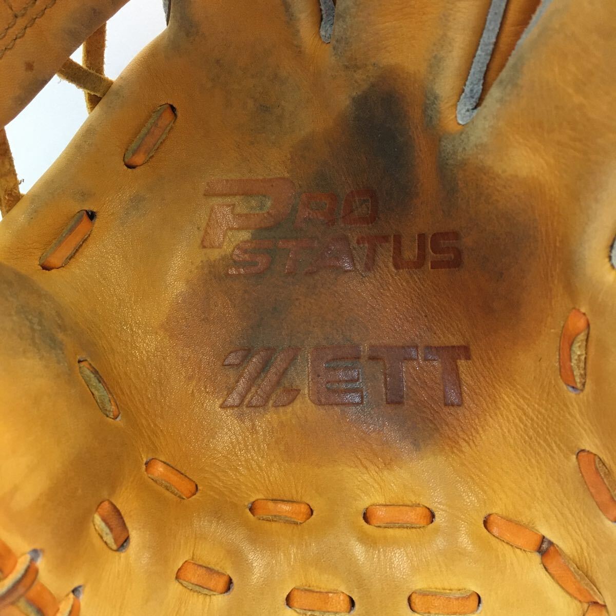 G-1091 ゼット ZETT プロステイタス PROSTATUS 軟式 内野手用 BRGA30210 グローブ グラブ 野球 中古品 の画像4