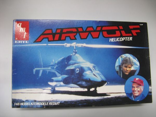 ★ AMT  1/48  AIRWOLF   エアーウルフ ヘリコプター （デカール欠） ★の画像1