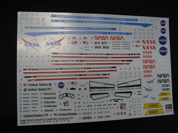 * Hasegawa 1/200 Space Shuttle o-bita-&bo- wing 747 *
