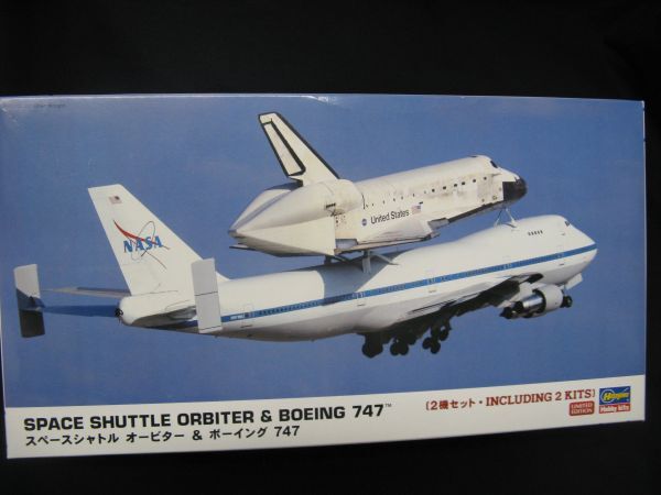 * Hasegawa 1/200 Space Shuttle o-bita-&bo- wing 747 *