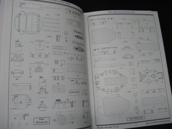★　PROFILE MORSKIE 　　イギリス海軍 戦艦　　プリンス オブ ウェールズ 　 ★_画像4