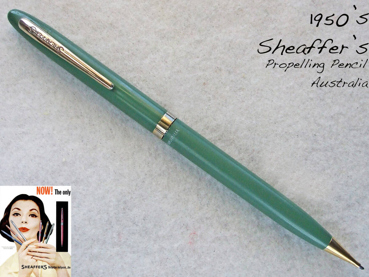 ◆レア◆ 1950年代製 シェーファーズ・ペンシル グリーン オーストラリア◆ 1950s Sheaffer’s Pencil Australia◆の画像1