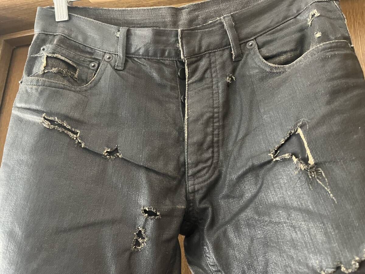 Dior homme ディオールオム 04SS STRIP デストロイ コーティング Dior homme ディオールオム 04SS STRIP デストロイ コーティング