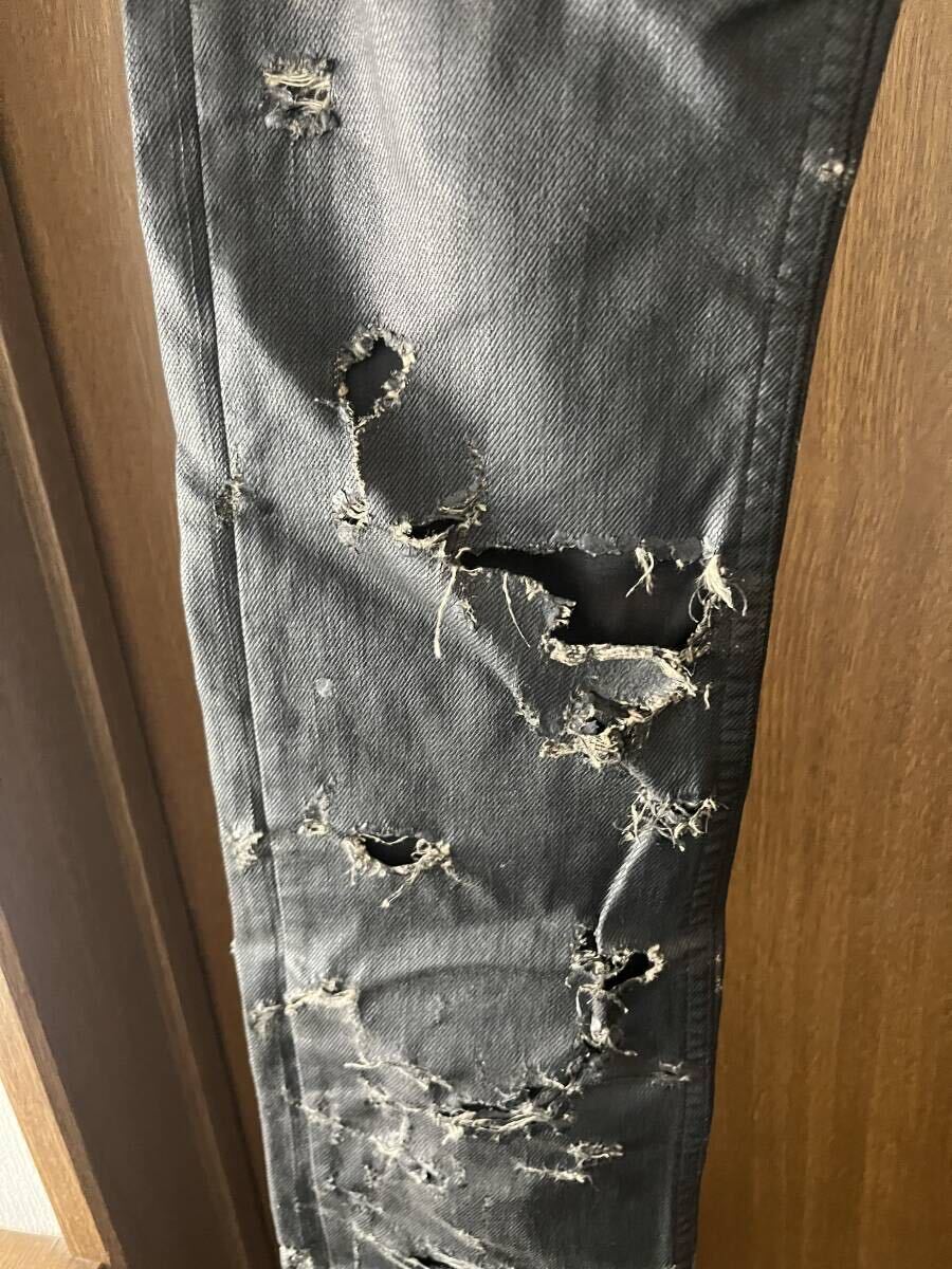 Dior homme ディオールオム 04SS STRIP デストロイ コーティング Dior homme ディオールオム 04SS STRIP デストロイ コーティング