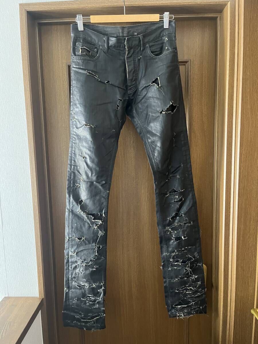 Dior homme ディオールオム 04SS STRIP デストロイ コーティング Dior homme ディオールオム 04SS STRIP デストロイ コーティング