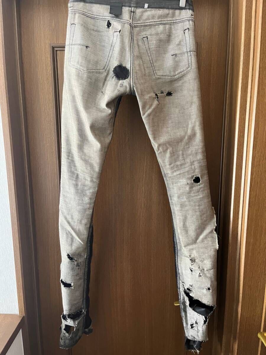 Dior homme ディオールオム 04SS STRIP デストロイ コーティング Dior homme ディオールオム 04SS STRIP デストロイ コーティング