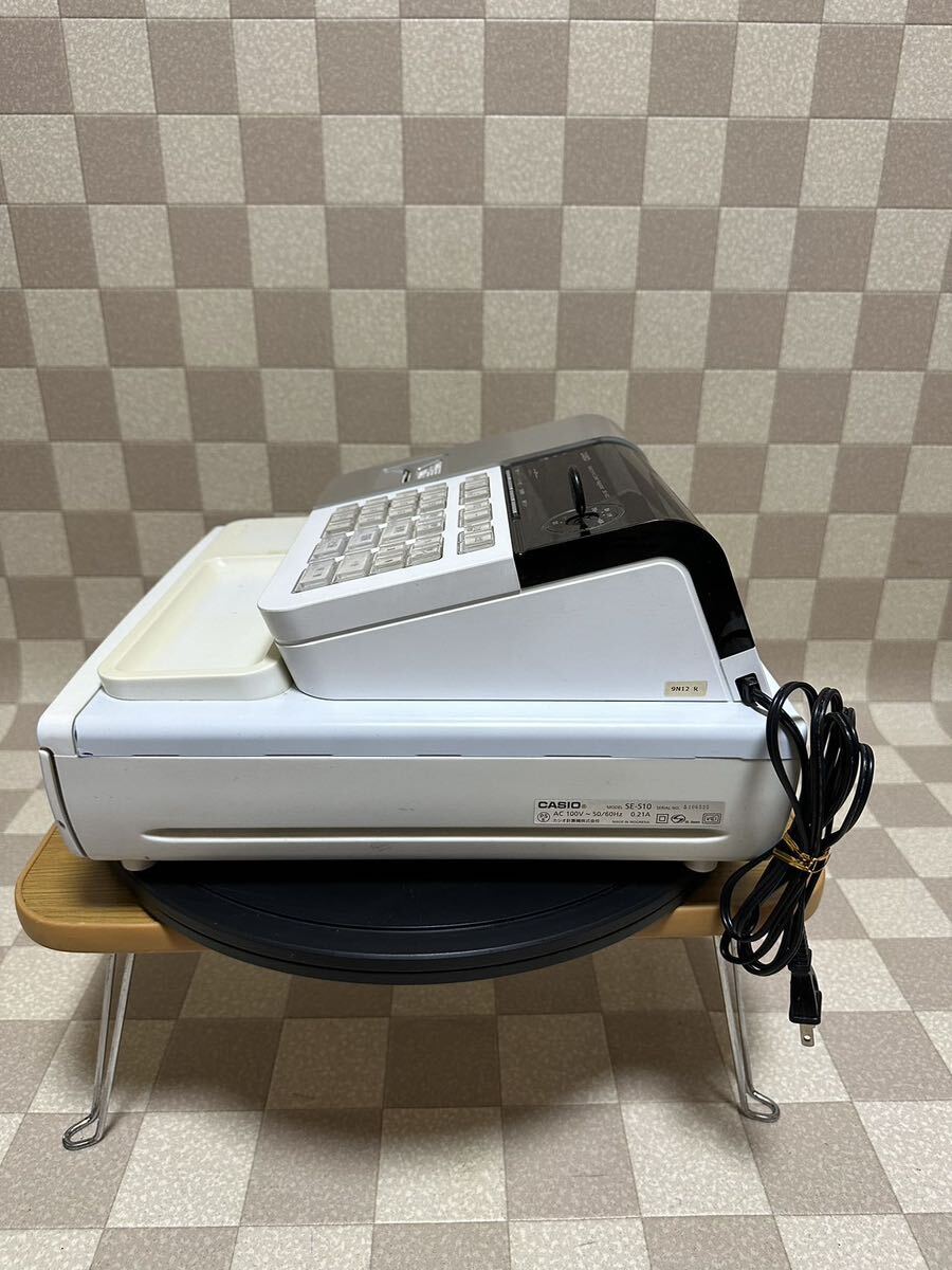 CASIO レジスター SE-S10 Electronic Cash Register ホワイト 電子レジスター ※ジャンク品の画像3