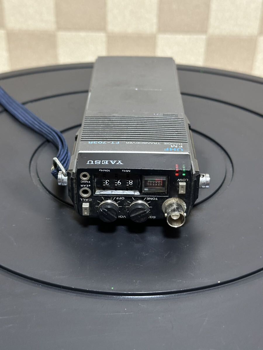 YAESU ヤエス FT-703R 430MHz FMハンディトランシーバー ※ジャンク品_画像6