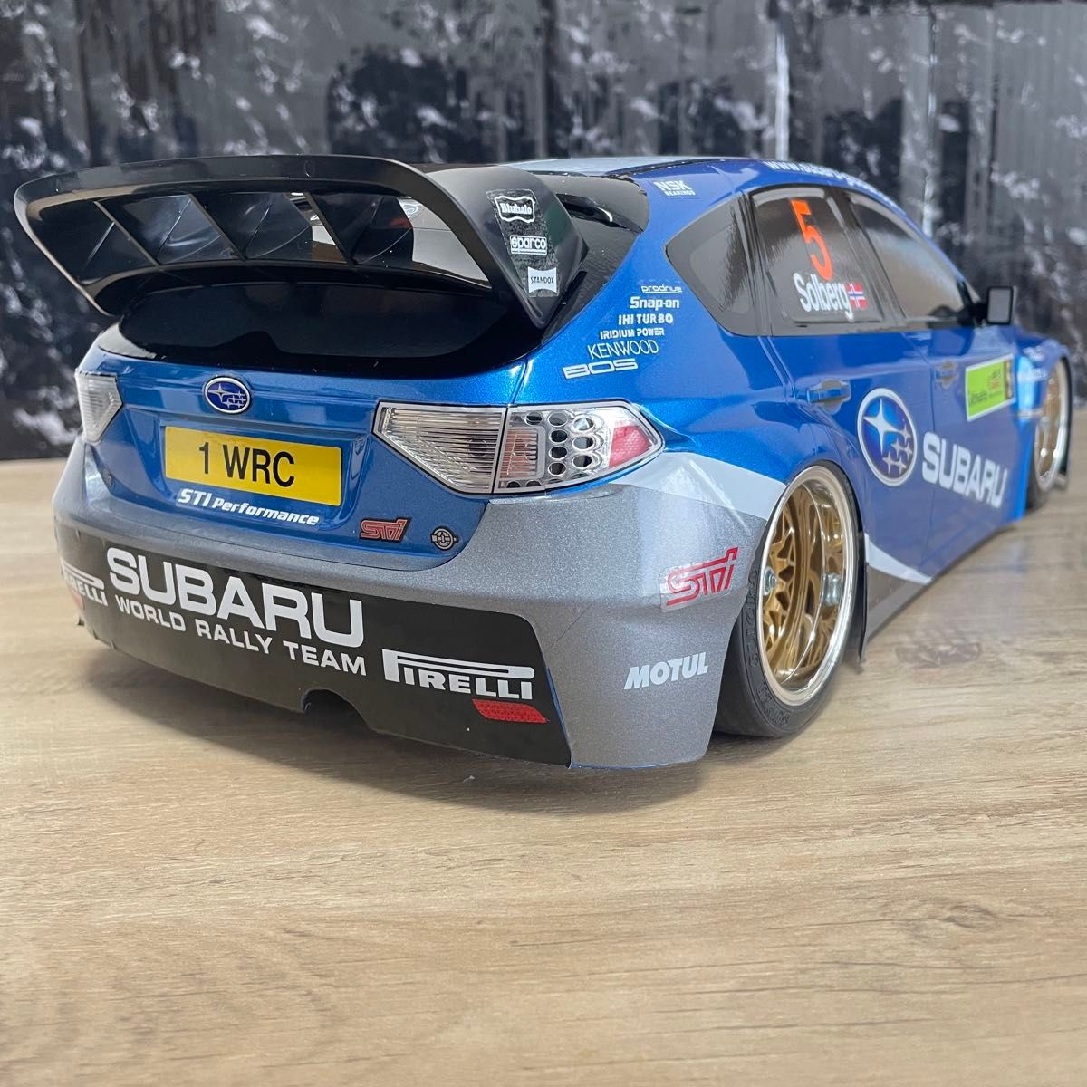 タミヤ スバル インプレッサ 1/10 ラジコンボディ 塗装済 ラリー タミヤ スバル インプレッサ 1/10 ラジコンボディ 塗装済 ラリー