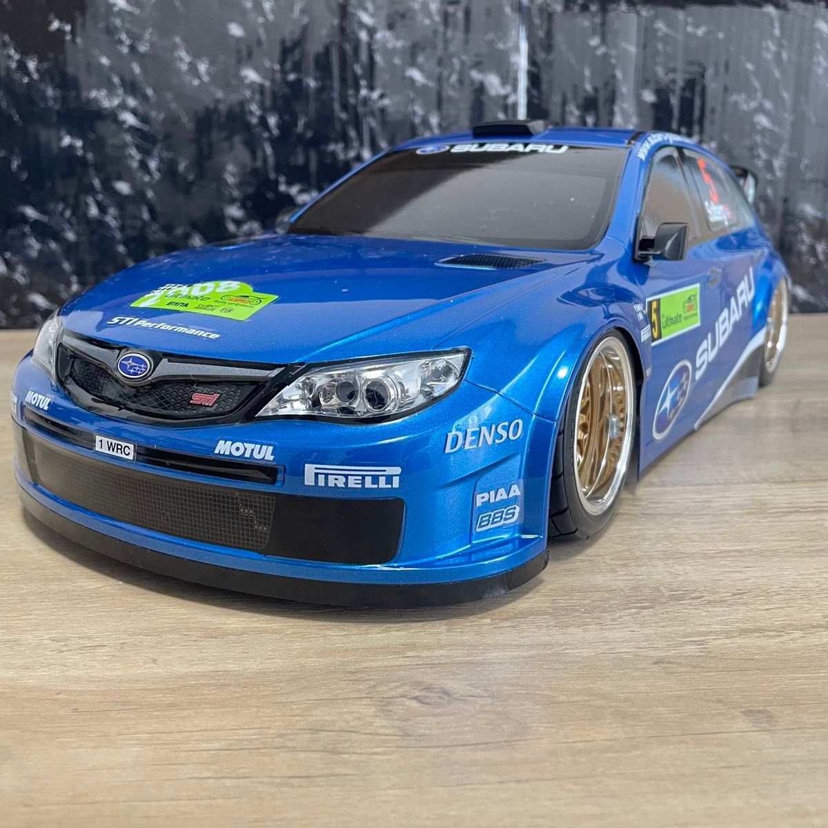 タミヤ スバル インプレッサ 1/10 ラジコンボディ 塗装済 ラリー タミヤ スバル インプレッサ 1/10 ラジコンボディ 塗装済 ラリー