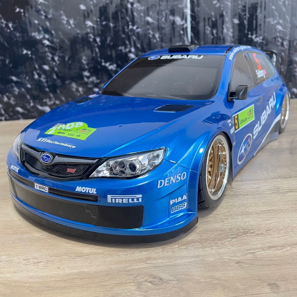 タミヤ スバル インプレッサ 1/10 ラジコンボディ 塗装済 ラリー タミヤ スバル インプレッサ 1/10 ラジコンボディ 塗装済 ラリー
