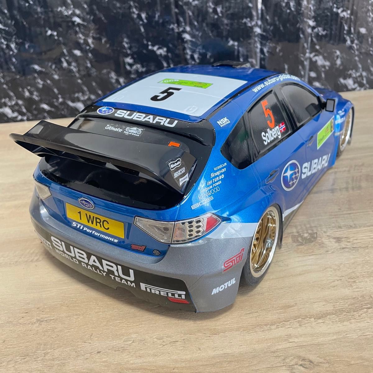 タミヤ スバル インプレッサ 1/10 ラジコンボディ 塗装済 ラリー タミヤ スバル インプレッサ 1/10 ラジコンボディ 塗装済 ラリー