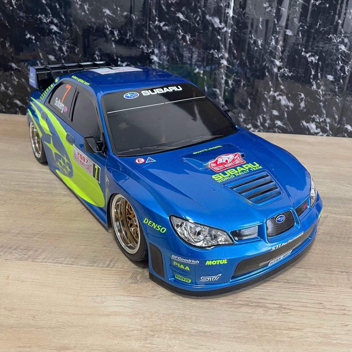 タミヤ スバル インプレッサ 1/10 ラジコンボディ 塗装済 ラリー タミヤ スバル インプレッサ 1/10 ラジコンボディ 塗装済 ラリー