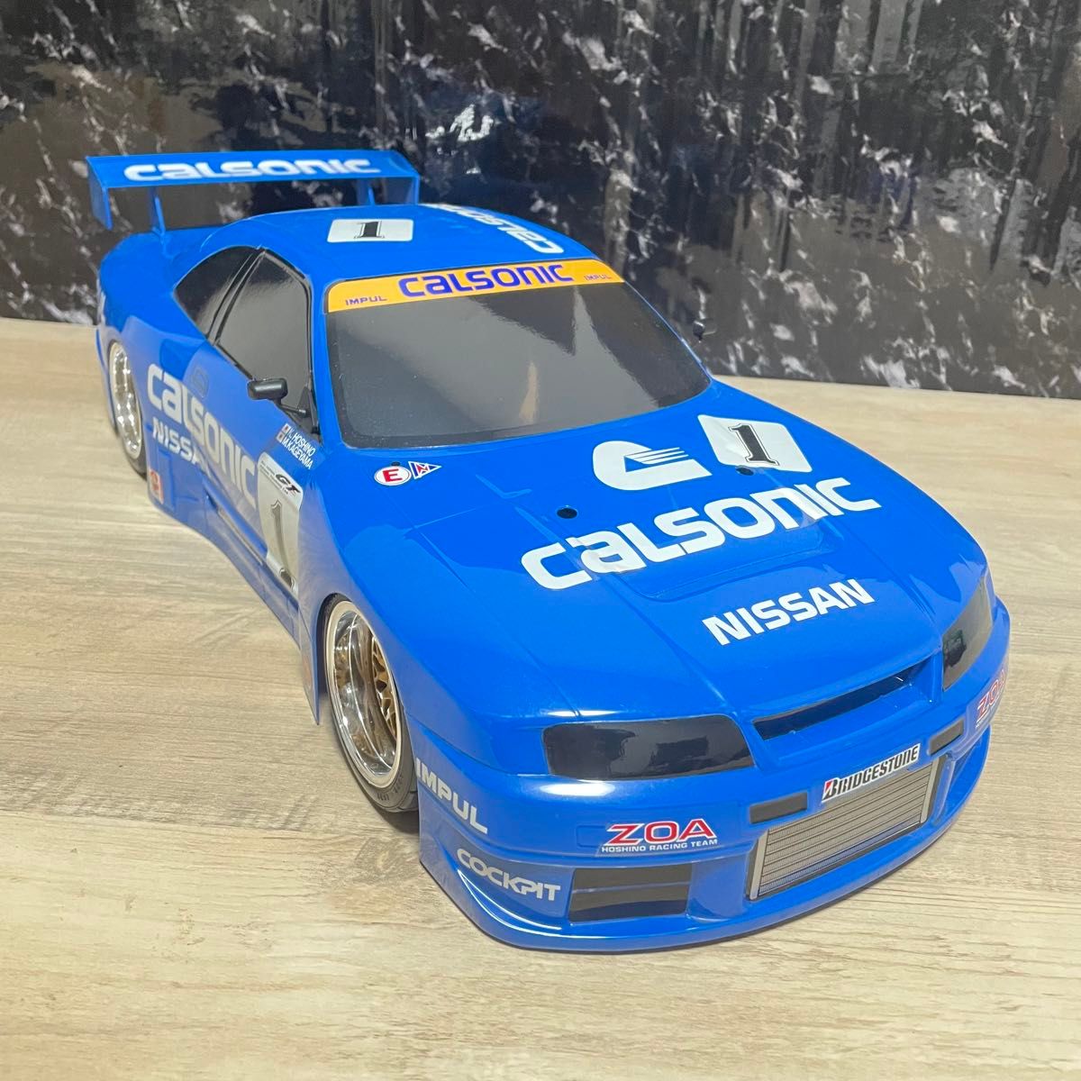 タミヤ　カルソニックスカイライン　GT-R 1/10 ラジコンボディーr33 日産 TAMIYA