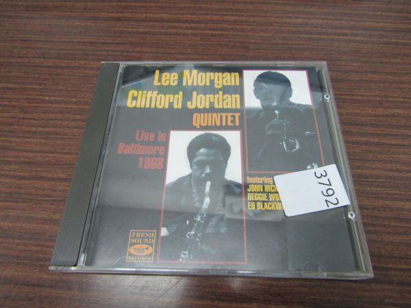 3792　Lee Morgan-Clifford Jordan Quintet // Live in Baltimore 1968_画像1
