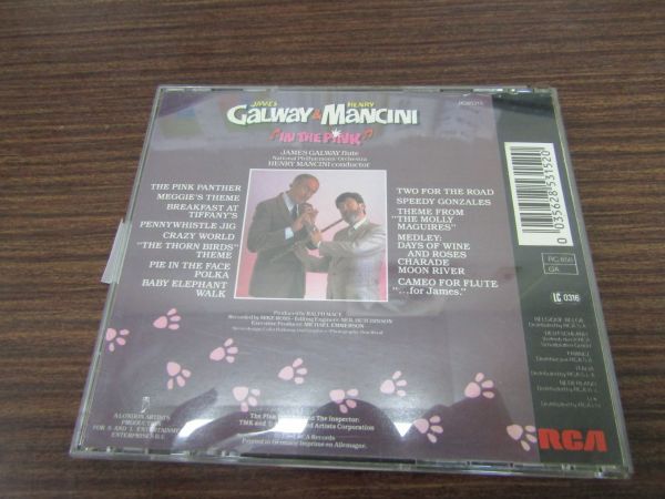 3931　輸入盤 IN THE PINK / JAMES GALWAY & HENRY MANCINI_画像2