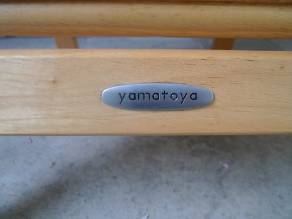 USED goods YAMATOYA( Yamato shop ) arch wooden low chair SKN-6709