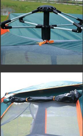 テント キャンプ用品 大型テント 4-5人用 ヤー アウトドア レジャー用品 ファミリーラージテントスペース の画像5