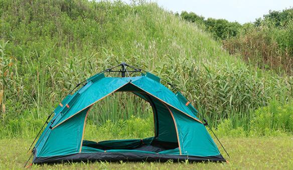 テント 3-4人用 キャノピーテント ドームテント キャンピングテント フルクローズ 防水 キャンプ アウトドアの画像4