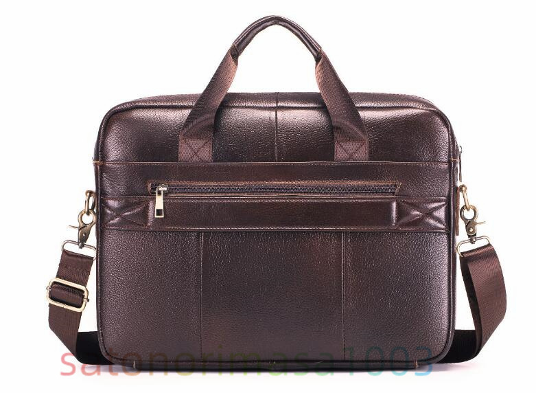  cow leather man earth business bag briefcase personal computer bag shoulder shoulder bag shoulder bag original leather Carry case .. bag 