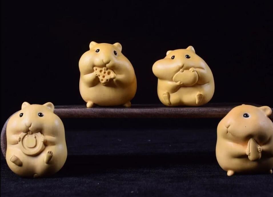 黄楊木彫の食いしん坊ハムスターを彫るの画像1