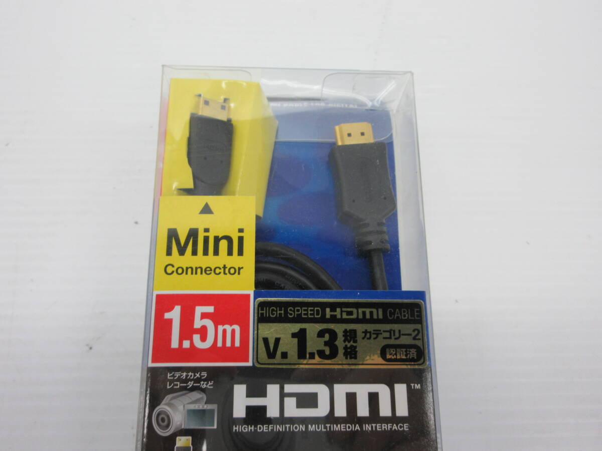 興◆再/エレコム/HIGH SPEED HDMI-Mini ケーブル/DH-HD13AM07BK/現状品◆ZK 3.27-261_画像2
