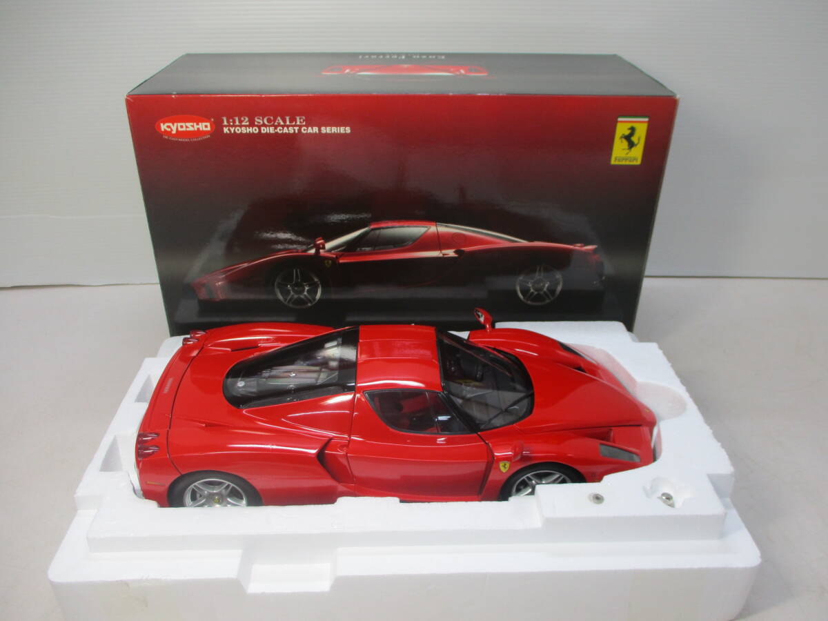 KYOSHO 京商 1/12 ENZO FERRARI フェラーリ エンツォ 08606R 未使用状態 保管品 n122の画像1