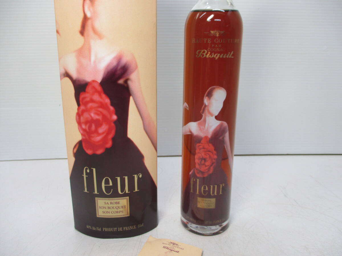 古酒 Bisquit Fleur ビスキー フルール コニャック 350ml 40％ 未開栓 n132_画像2