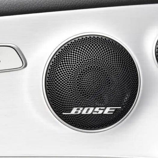 BOSE スピーカーエンブレム ２個セット ボーズ ステッカー ロゴ ニッサン トヨタ ホンダ マツダ ダイハツ ノート BMW BOSEエンブレムの画像5