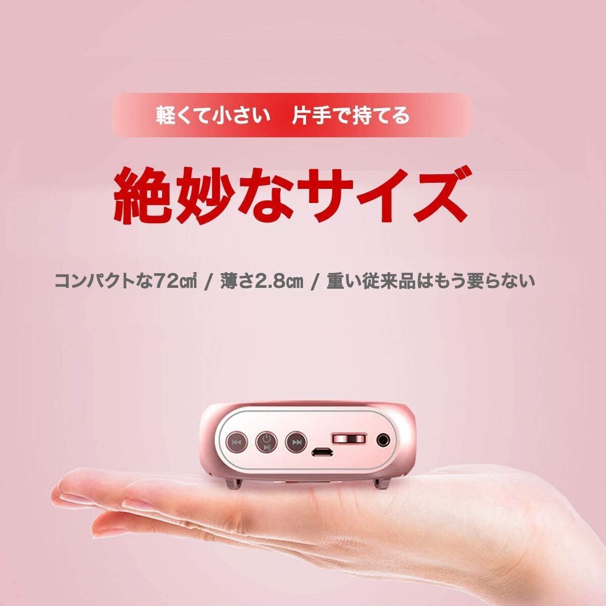 114 ポータブル 拡声器 ハンズフリー ヘッドセット マイク 付 スピーカー 音楽再生 USB microSD 対応 イベント講演説明会などに最適の画像5