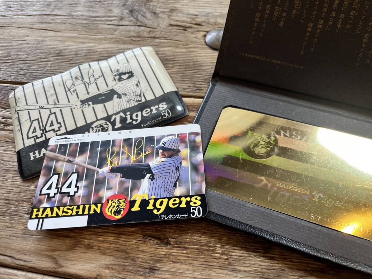 1円スタート 阪神タイガース テレフォンカード バース ランディ の画像4