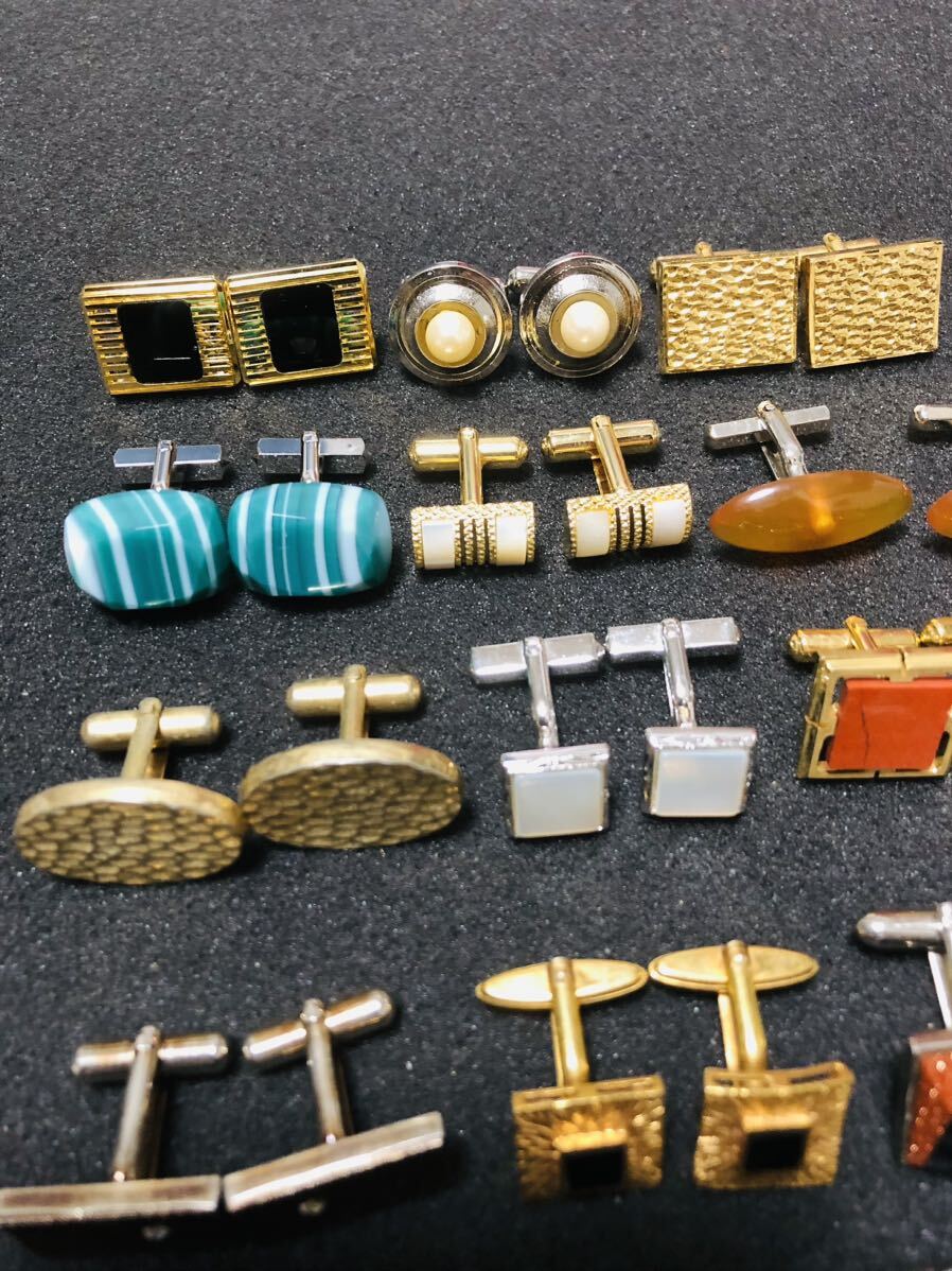 (4) カフスボタン アクセサリー 20点　セット　まとめて_画像4