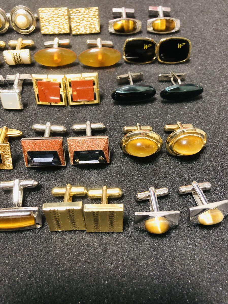 (4) カフスボタン アクセサリー 20点 セット まとめての画像6